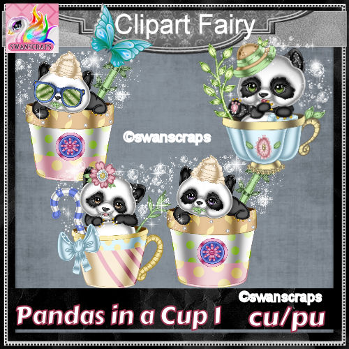 (image for) Panda's in a cup 1